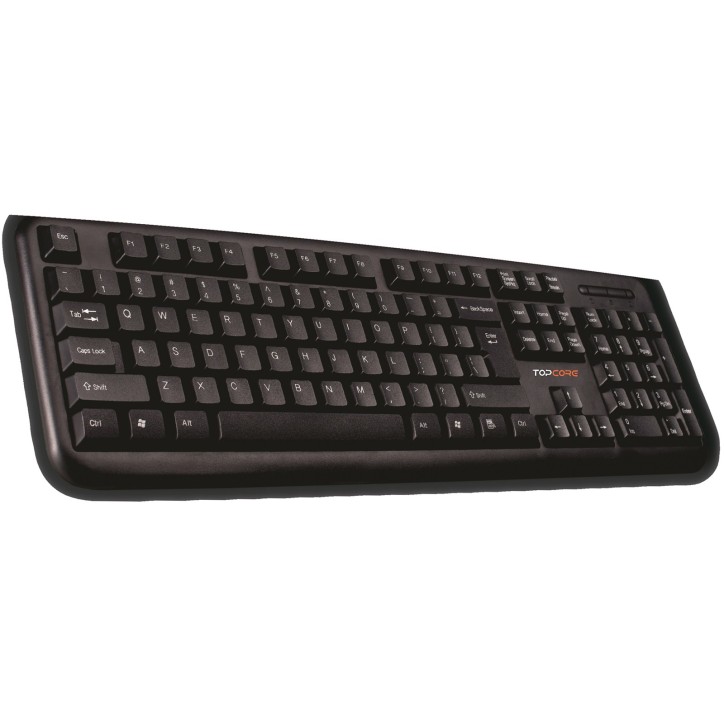 Tastiera USB Topcore TOPKB1 Nera Tastiera USB Topcore TOPKB1 Nera