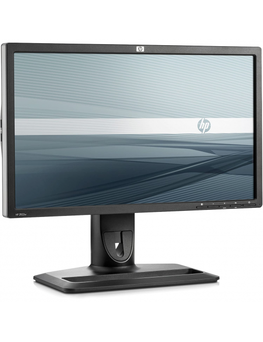 Monitor 21.5" Ricondizionato HP ZR22w Full HD IPS VGA DVI DP Nero Grado A