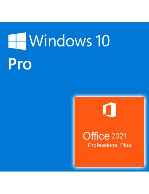 W10+FQC+OFF2021 Installazione Licenze Windows 10 Pro + Office 2021 Pro Plus