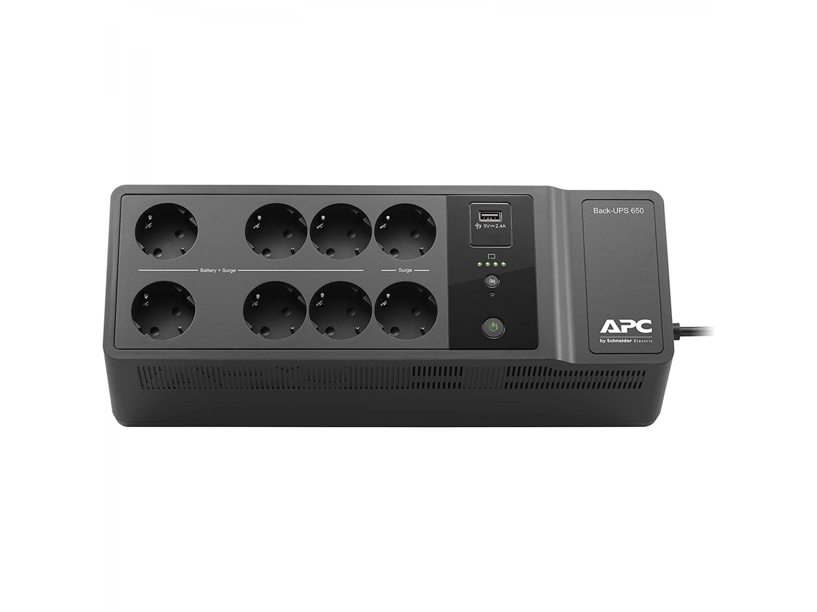 BE650G2-GR UPS Gruppo Di Continuità 650VA APC 8 Uscite Schuko BE650G2-GR UPS Gruppo Di Continuità 650VA APC 8 Uscite Schuko