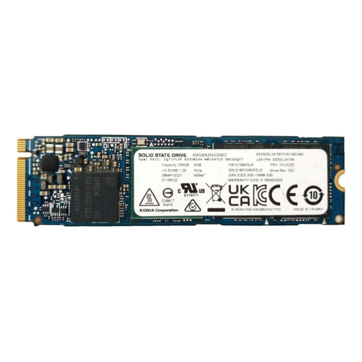 SSD-NVME-250 SSD 250GB Generico M.2 PCIe NVMe 2280 Ricondizionato