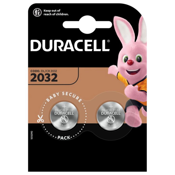 DL2032 Duracell 2 Batterie Tampone Al Litio CR 2032 3V