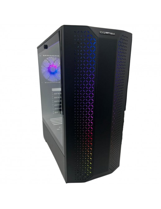 NAOSBL Case ATX Gaming Alantik NAOSBL Nero 1 Ventola ARGB Rainbow