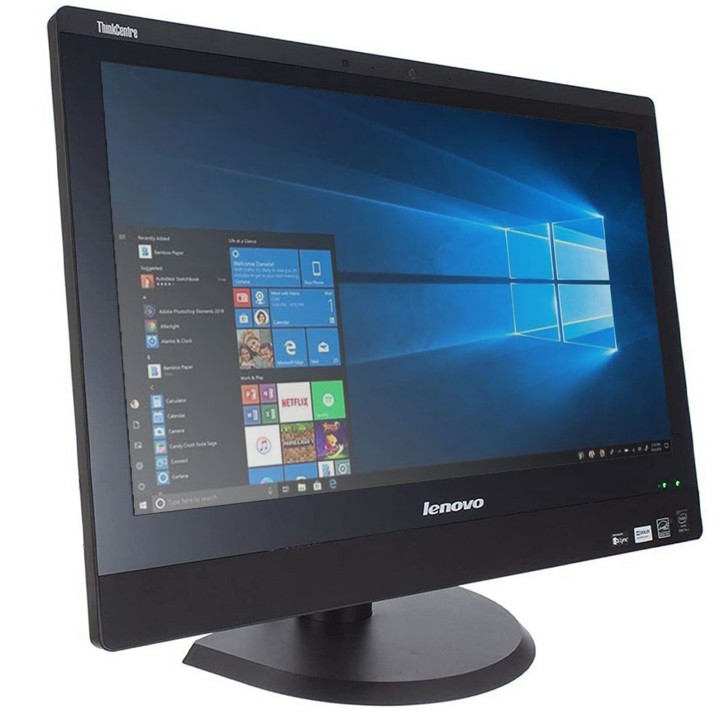 PC Computer All-In-One Ricondizionato Lenovo ThinkCentre M93Z 23" Touch Intel i5-4430S Ram 8GB SSD 240GB 1 PORTA USB GUASTA