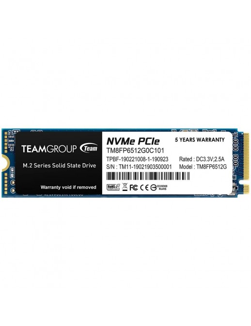 Team Group SSD 512GB MP33 M.2 NVMe PCIe Gen 3.0