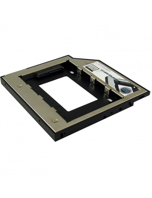 LC-ADA-525-25-NB LC-Power Adattatore Drive Bay per Notebook 5.25" slor per SSD HDD 2.5" in sostituzione al lettore LC-ADA-525-25-NB
