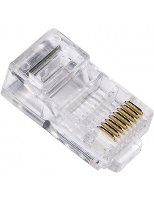 10 Connettori Plug Per RJ45 CAT5 8 Pin