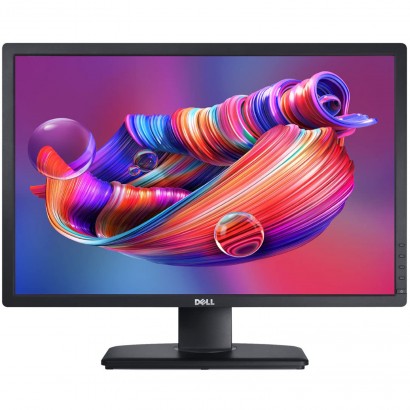 U2412MC Monitor 24" Ricondizionato Dell U2412MC Full HD IPS VGA DP DVI-D Nero Grado A
