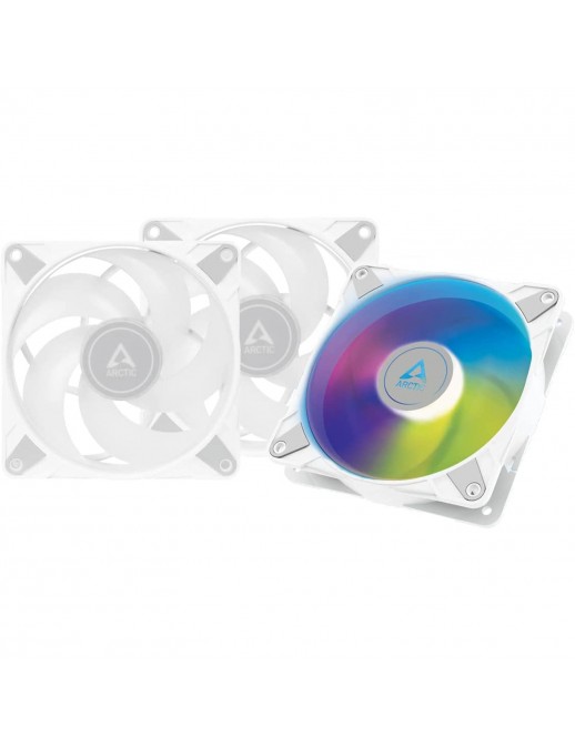 ARCTIC P12 PWM PST A-RGB (3 Pezzi) 3 Ventole 12 Cm Bianche Led A-RGB