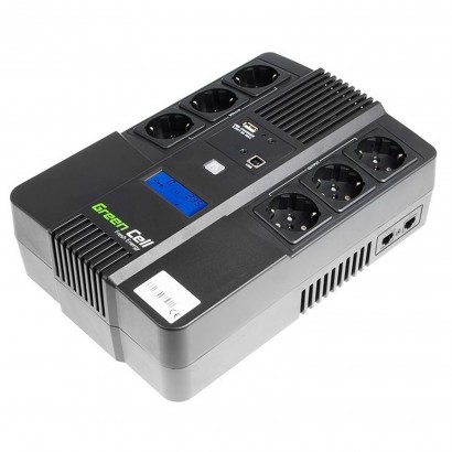 Greencell UPS Gruppo Di Continuità 800VA 480W UPS07