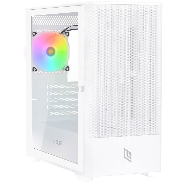 CS0223AG-L111W517 Noua Fobia L111 Case Micro-ATX Gaming Ventola A-RGB Mesh White