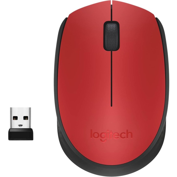 910-004641 Mouse Wireless Logitech M171 Rosso