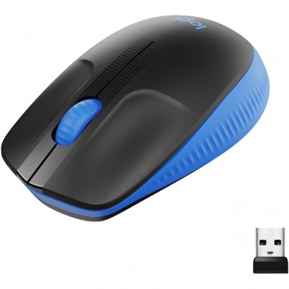 Mouse Wireless Logitech M190 Blu