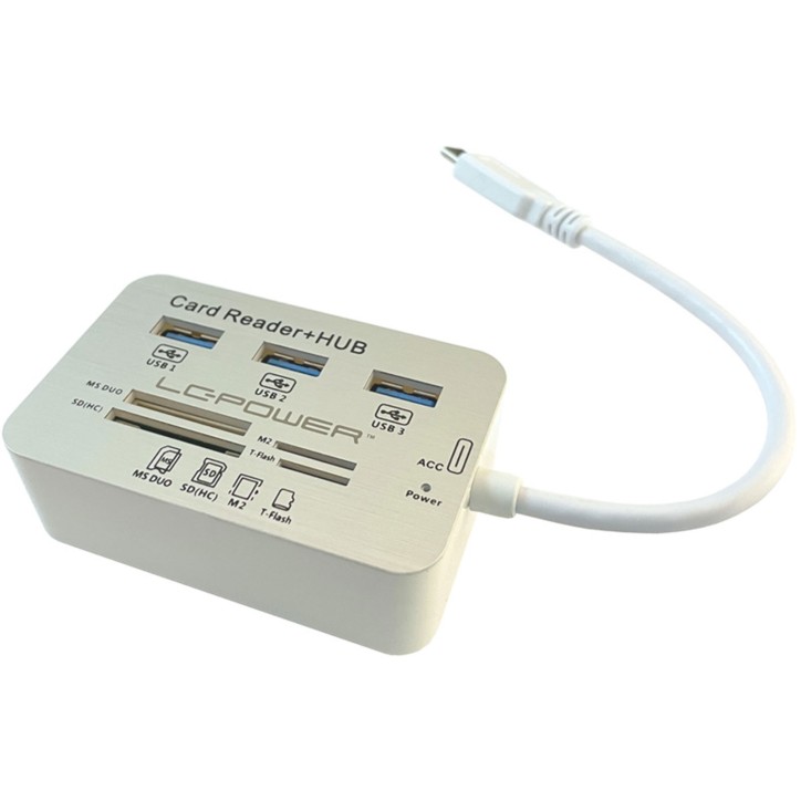 LC-HUB-C-CR LC-Power Adattatore HUB USB LC-HUB-C-CR