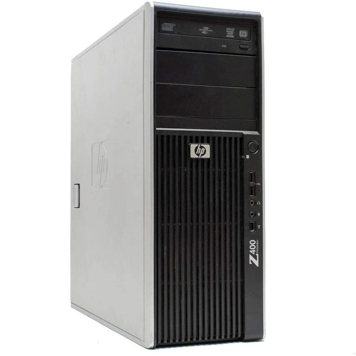 Z400-GT-1030 HP Workstation Z400 Tower Computer Intel i7-960 Ram 16Gb SSD 240Gb GeForce GT 1030 2GB (Ricondizionato Grado A)