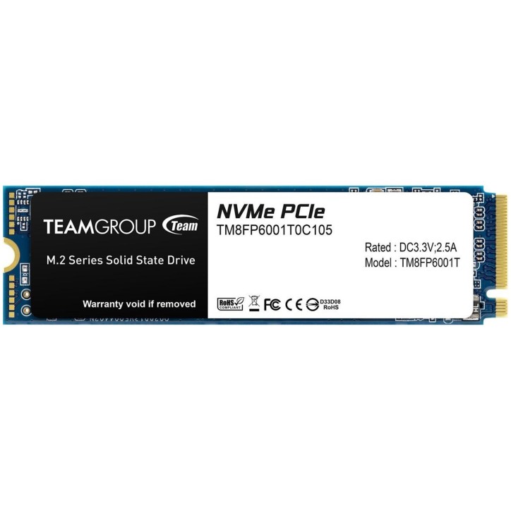 Team Group SSD 1TB MP33 M.2 NVMe PCIe Gen 3.0