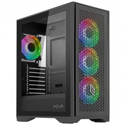 Noua Utopia F502 Case ATX Gaming 4 Ventole A-RGB