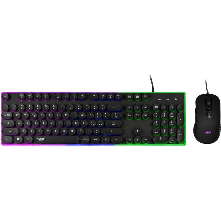 Noua Venus Kit Tastiera Mouse USB da Gaming