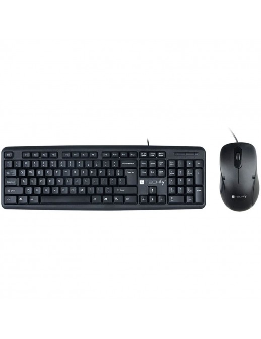 955-USB-KT Kit Tastiera Mouse USB Techly 955-USB-KT