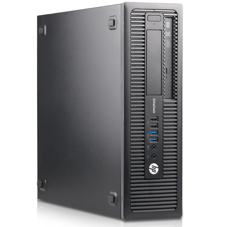 HP EliteDesk 800 G1 SFF PC Computer Intel i5-4460 Ram 8GB SSD 240GB DVD-ROM (Ricondizionato Grado B)