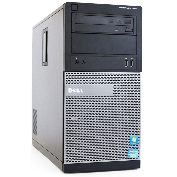 OPTIPLEX-390-I7 Dell Optiplex 390 Tower Computer Intel i7-2600 Ram 16GB SSD 240GB HDD 500GB DVD-ROM Freedos (Ricondizionato)
