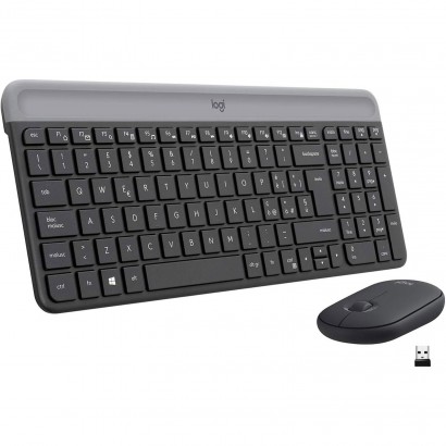 920-009196 Kit Tastiera Mouse Wireless Logitech MK470 Slim Combo Layout Italiano