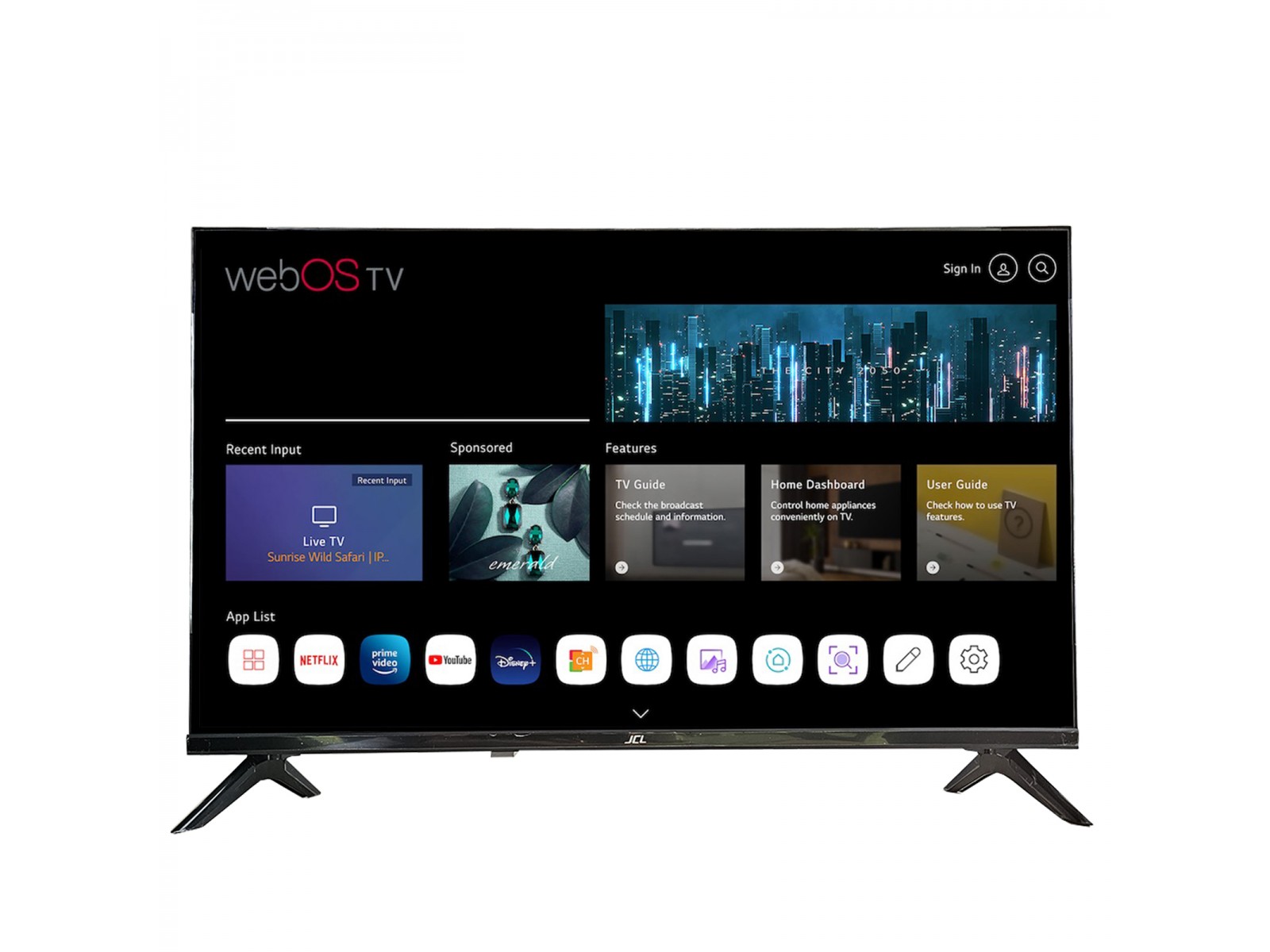 JCL32RWHD JCL Smart TV 32" HD Ready webOS JCL32RWHD JCL32RWHD JCL Smart TV 32" HD Ready webOS JCL32RWHD