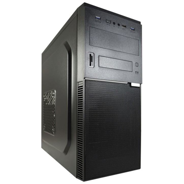 LC-7041B-ON LC-Power Case ATX 7041B Nero (Lettore SD, USB 3.0 e Type-C) LC-7041B-ON