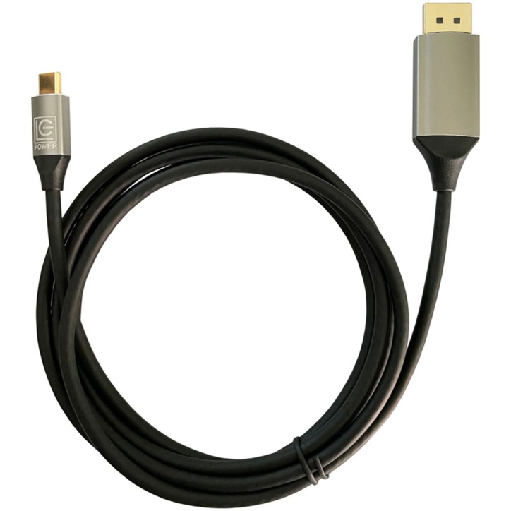 LC-C-C-DP-2M LC-Power Cavo Video USB Type-C Display Port 1.2 2 metri LC-C-C-DP-2M LC-C-C-DP-2M LC-Power Cavo Video USB Type-C Display Port 1.2 2 metri LC-C-C-DP-2M