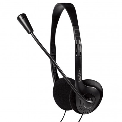 LogiLink SB-HP5L Cuffie Headset Stereo con Microfono