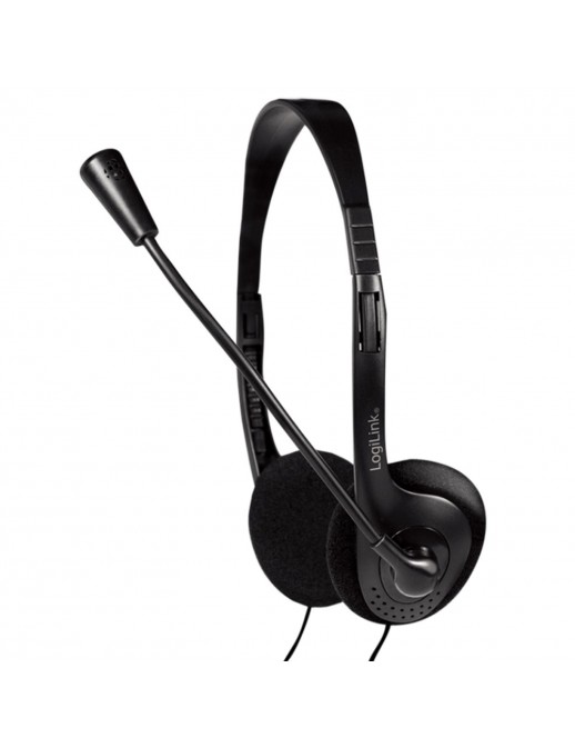 LogiLink SB-HP5L Cuffie Headset Stereo con Microfono