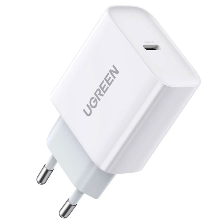 60450 UGREEN Caricatore USB Type C 20W PD White