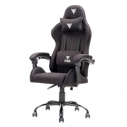 ITCGFF10BB ITCGFF10BB ITEK RHOMBUS FF10 Sedia Poltrona Da Gaming Ergonomica Schienale Reclinabile Nero Features XBT