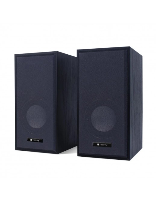 Techly Set Casse Altoparlanti In legno 6W ICC SP-320WTY