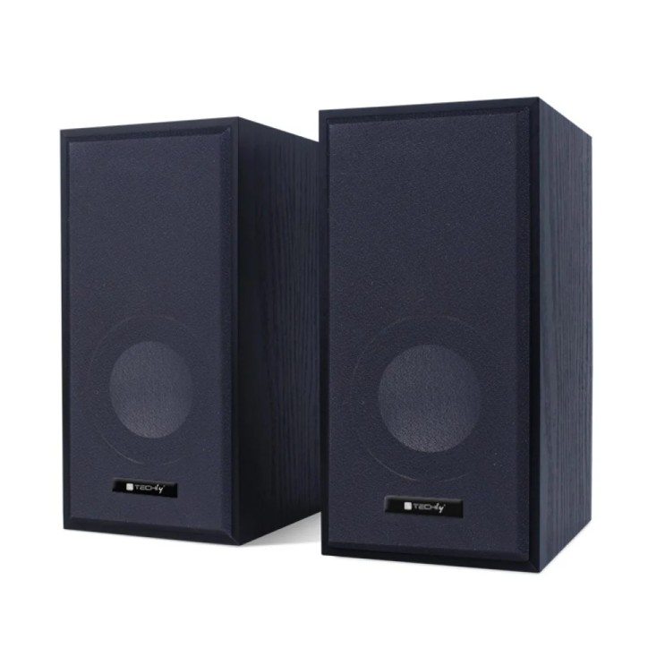 ICC-SP-320WTY Techly Set Casse Altoparlanti In legno 6W ICC SP-320WTY