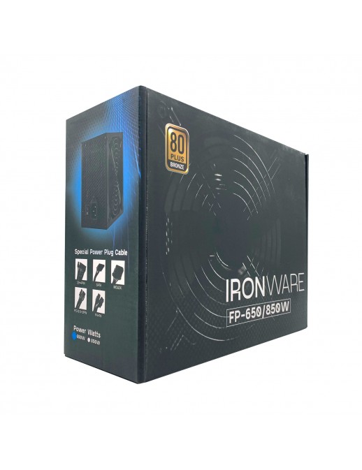 Ironware FP-650W Alimentatore ATX 650W 80 Plus Bronze