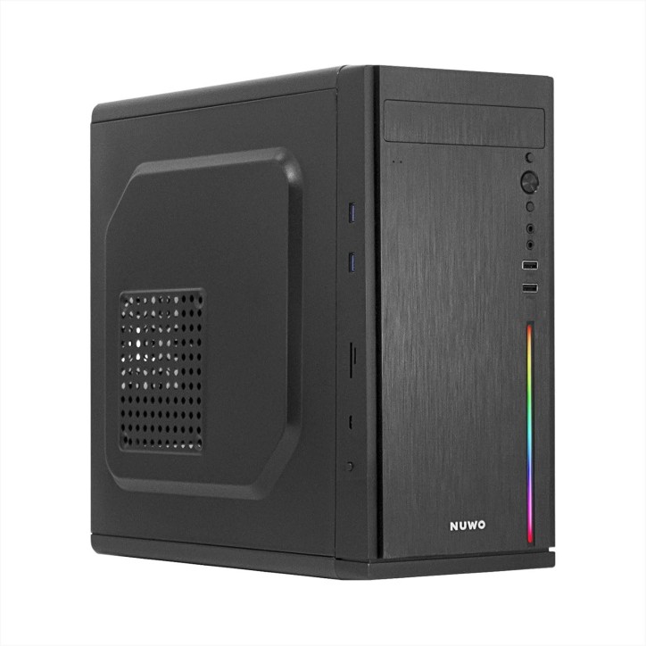 Nuwo Itak I602 Case Micro ATX Nero con Alimentatore 240W Nuwo Itak I602 Case Micro ATX Nero con Alimentatore 240W