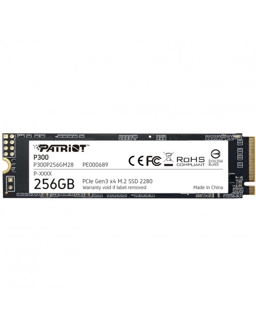 P300P256GM28 Patriot SSD 256GB P300 M.2 NVMe PCIe Gen 3.0