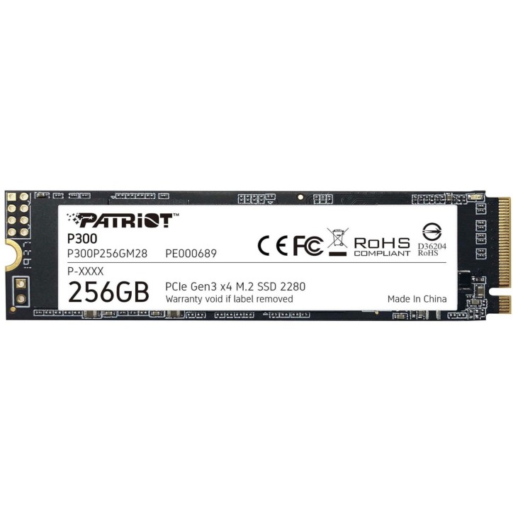 P300P256GM28 Patriot SSD 256GB P300 M.2 NVMe PCIe Gen 3.0