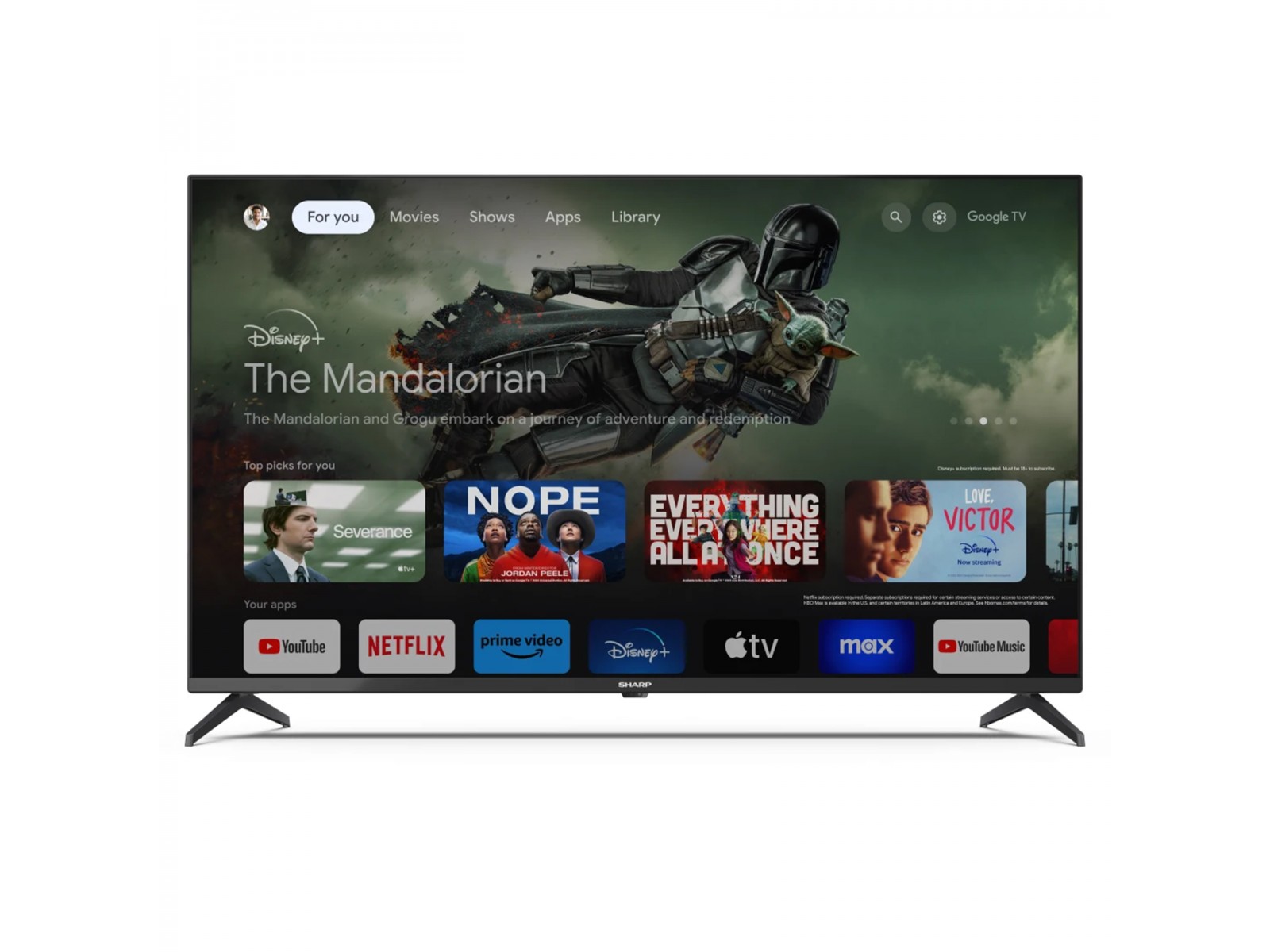 SHA43GL4260E Smart TV Sharp Aquos SHA43GL4260E 43" 4k Google TV SHA43GL4260E Smart TV Sharp Aquos SHA43GL4260E 43" 4k Google TV