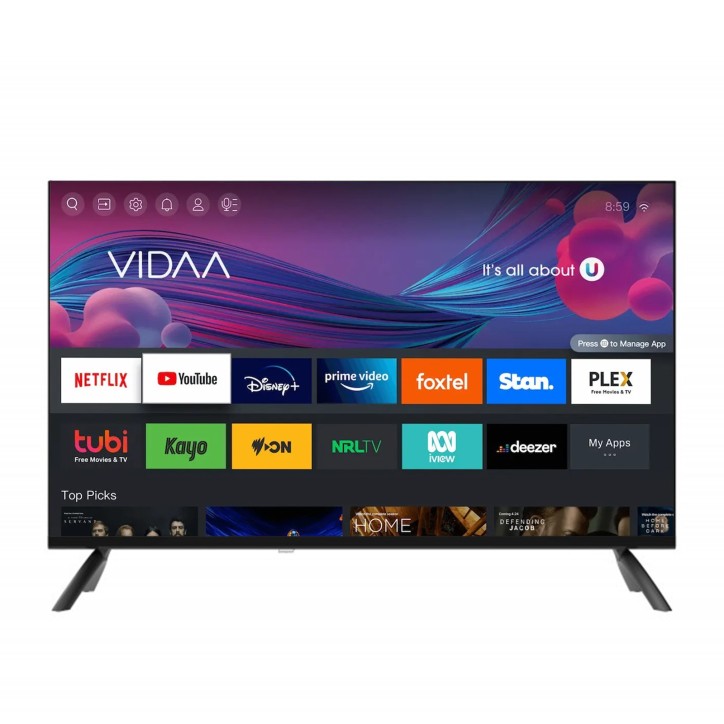 AKAI Smart TV 32" HD Ready Vidaa OS Netflix Prime Video YouTube AKAI Smart TV 32" HD Ready Vidaa OS Netflix Prime Video YouTube