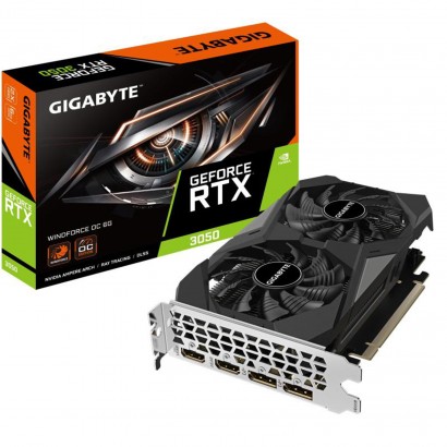Scheda Video Gigabyte Nvidia GeForce RTX 3050 6GB GDDR6 Windforce OC