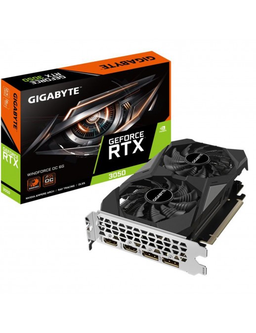 Scheda Video Gigabyte Nvidia GeForce RTX 3050 6GB GDDR6 Windforce OC
