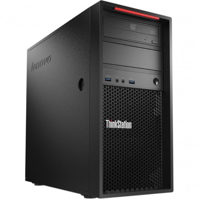 PC Computer Ricondizionato Lenovo ThinkStation P300 Tower Intel i7-4770 Ram 16GB SSD 480GB Freedos GRADO B
