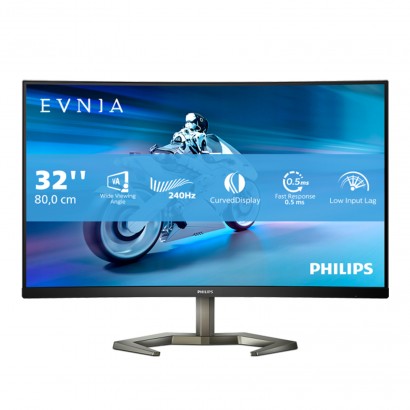 Monitor 31,5" Philips Momentum 32M1C5200W/00 LED Full HD Curvo HDMI VGA 240 Hz