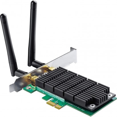 Scheda Di Rete Wireless TP-Link Archer T4E 867Mbps 2.4GHz & 5GHz PCI-Express x1 + Staffa Low Profile