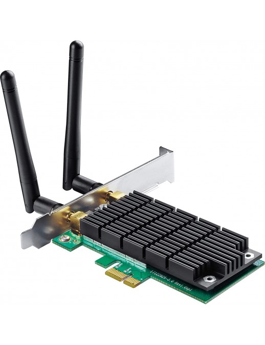 Scheda Di Rete Wireless TP-Link Archer T4E 867Mbps 2.4GHz & 5GHz PCI-Express x1 + Staffa Low Profile