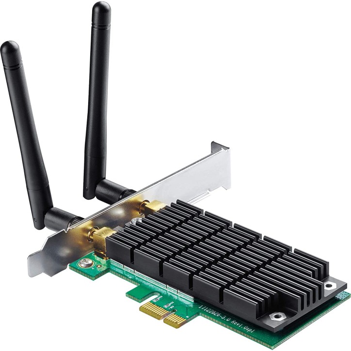 ARCHERT4E Scheda Di Rete Wireless TP-Link Archer T4E 867Mbps 2.4GHz & 5GHz PCI-Express x1 + Staffa Low Profile