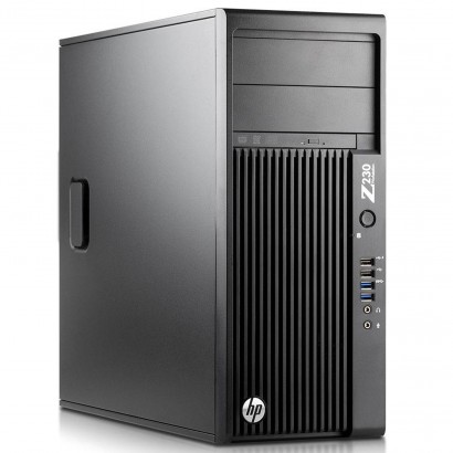 OUTLET_157 HP Workstation Z230 Tower Computer Intel i7-4770 Ram 32GB SSD 1TB PORTA ETHERNET GUASTA (Ricondizionato Grado B)