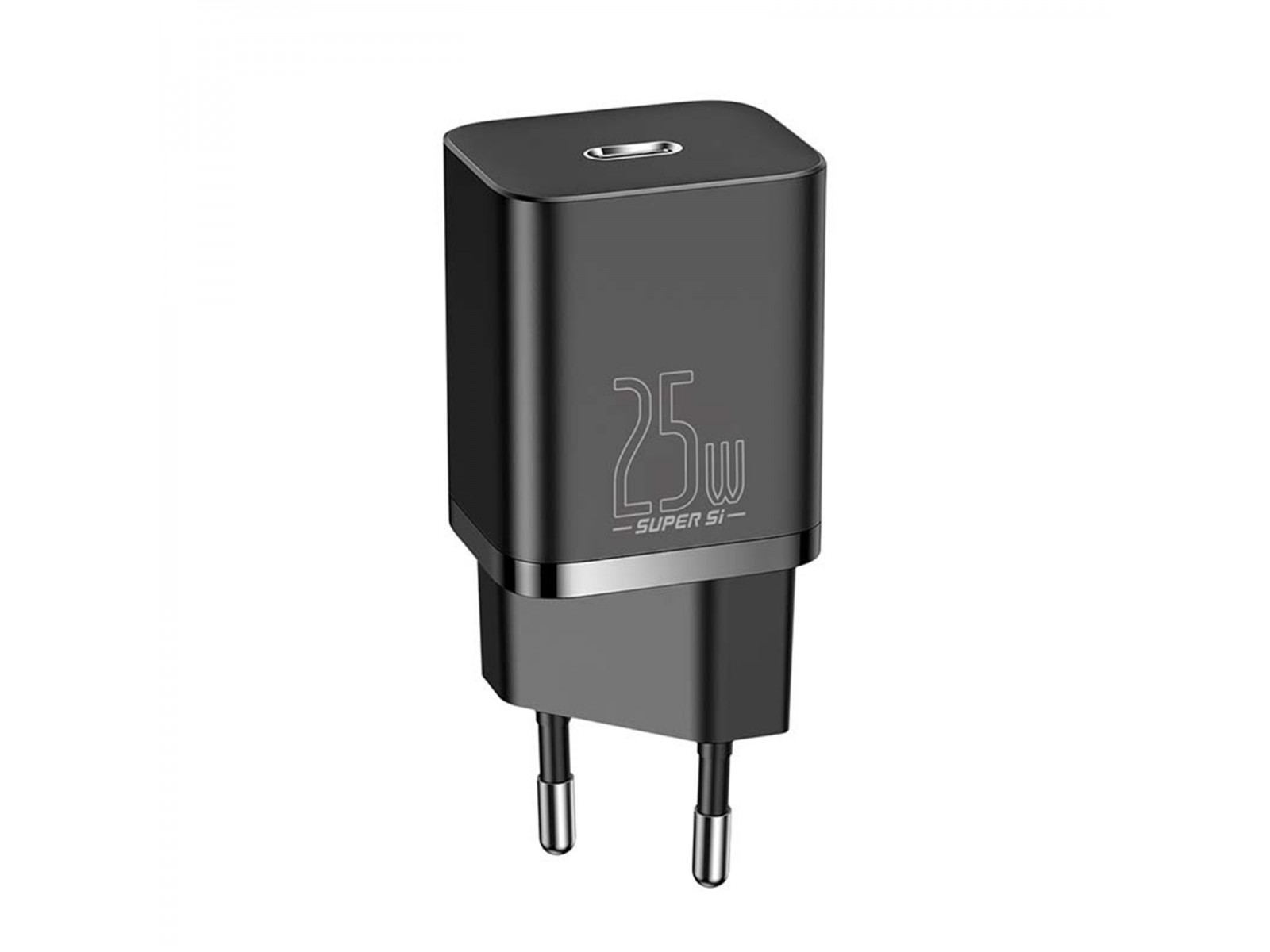 CCSP020101 Baseus CCSP020101 Super Si Quick Charger Caricatore Alimentatore da Rete USB-C 25W Nero CCSP020101 Baseus CCSP020101 Super Si Quick Charger Caricatore Alimentatore da Rete USB-C 25W Nero